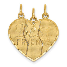 Load image into Gallery viewer, PAIGE-  Break apart Best Friends Charm Set Necklace 3 piece
