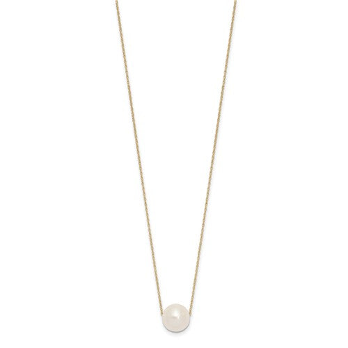 PERRI - The Round White Pearl Necklace