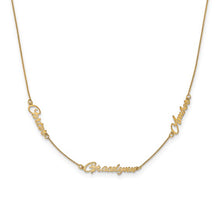 Load image into Gallery viewer, PIA - The Personalized 3 Name Necklace
