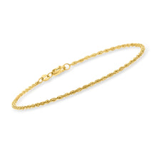 Load image into Gallery viewer, ROSELANI - The Diamond-cut Rope Chain Anklet
