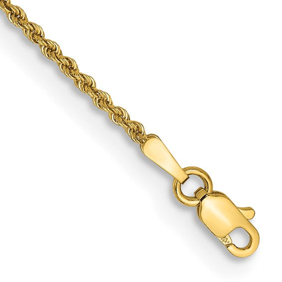 ROSELANI - The Diamond-cut Rope Chain Anklet