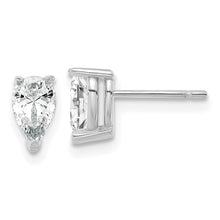 Load image into Gallery viewer, POLLY - The Pear Solitaire Diamond Studs
