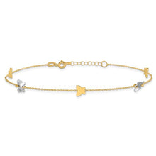 Load image into Gallery viewer, VALEIA - The Two-tone Butterfly Anklet
