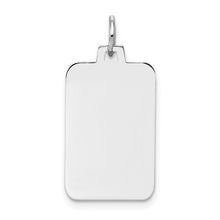 Load image into Gallery viewer, ROMAN  - Rectangular Engravable Disc Charm Necklace
