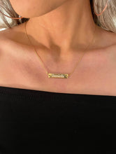 Load image into Gallery viewer, BECCA - Engraved Personalized Bar Necklace
