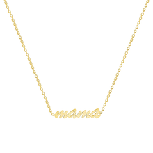 Load image into Gallery viewer, PENELOPE - The Mama Script Pendant Necklace

